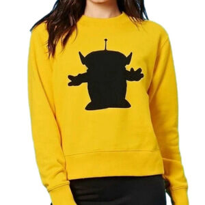 Disney Pixar Toy Story x Forever 21 Alien Graphic Sweatshirt sz Medium